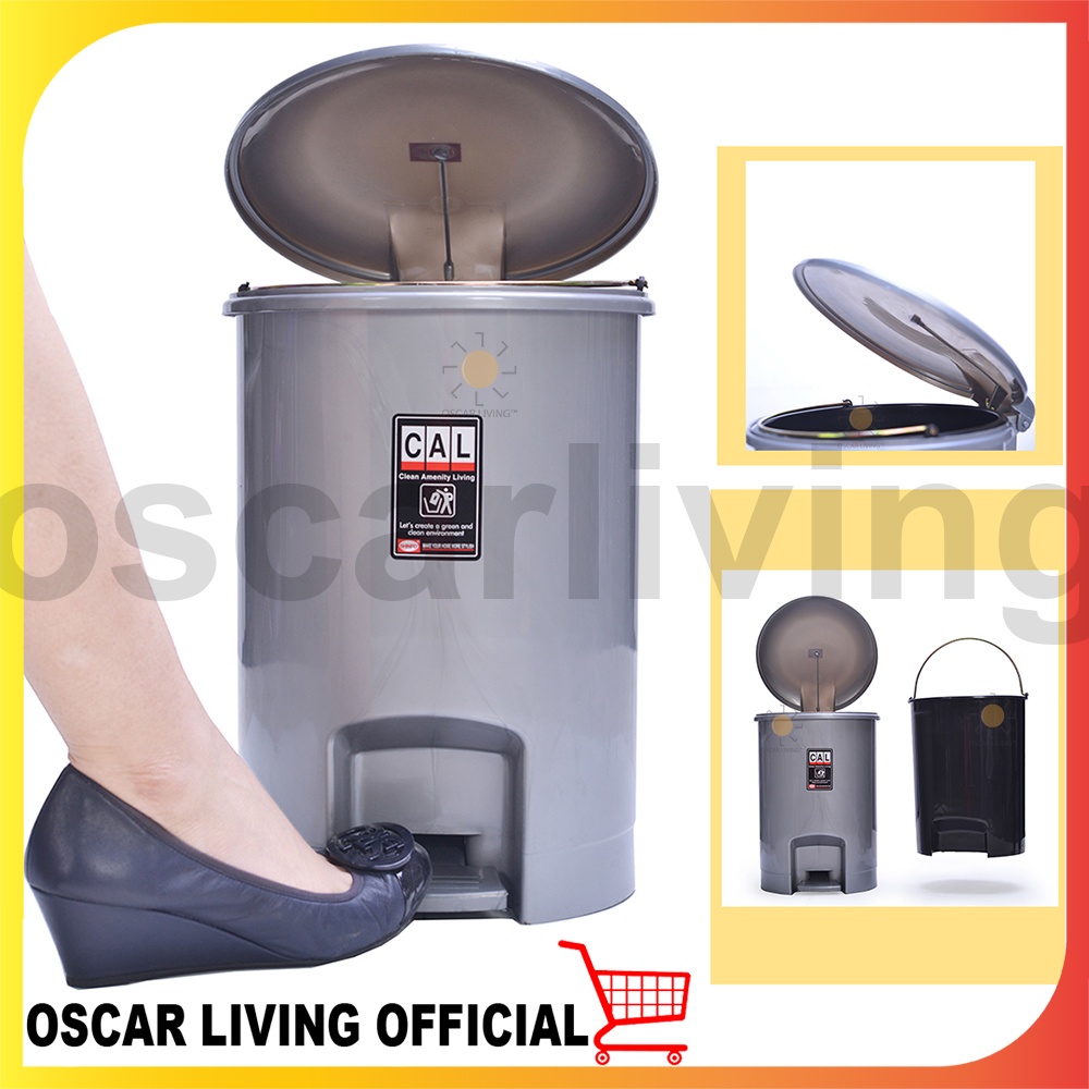 Shinpo Tempat Sampah 840L 10L Tempat Sampah Injak