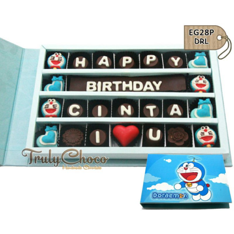 

hadiah ulang tahun anniversary doraemon cokelat trulychoco