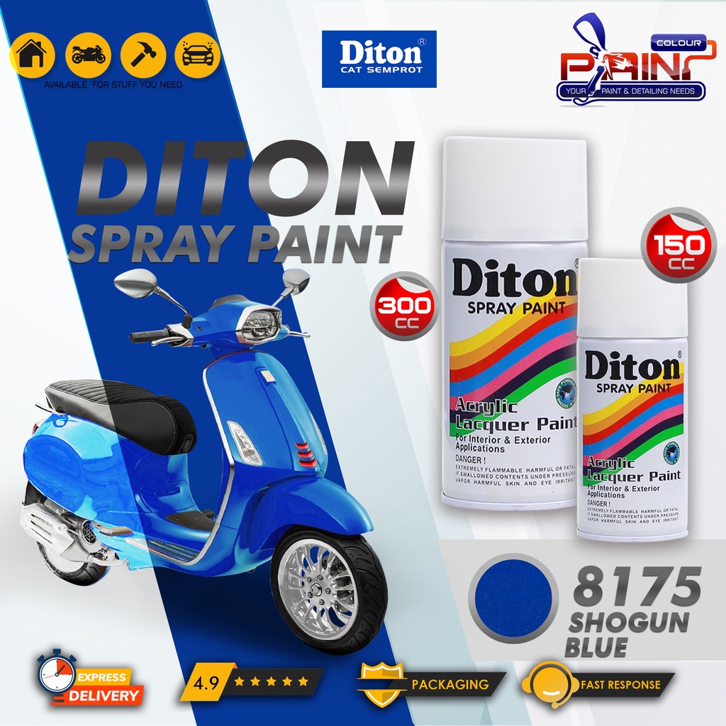 Diton Cat Semprot/Pylox/Motor/Helm/Gundam 150cc - 8190 Metallic Red