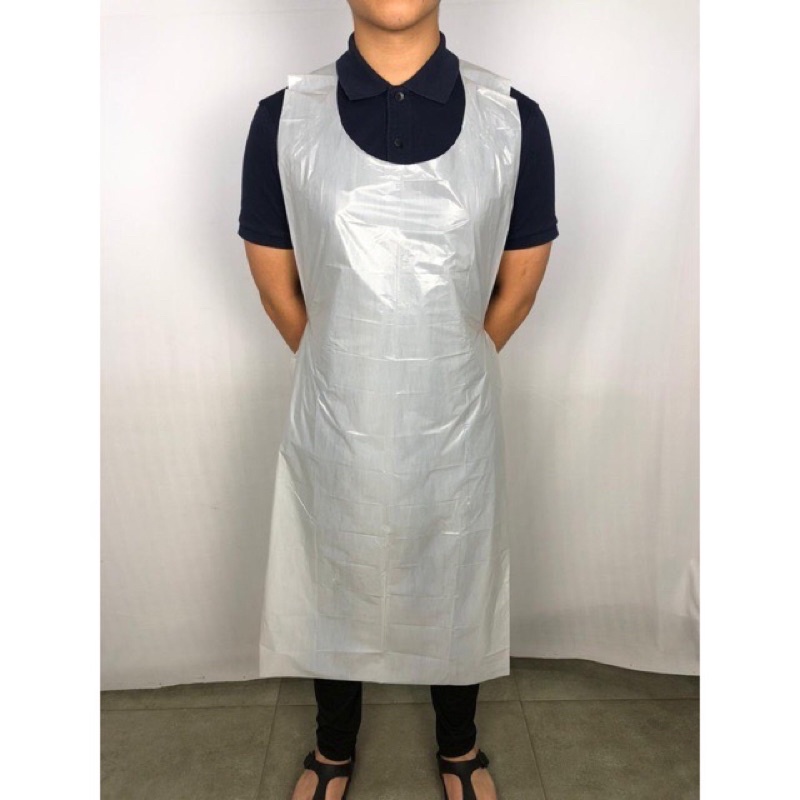 Jual Apron Celemek Plastik Diposable Bisa Untuk Salon Rs Industri Indonesia Shopee Indonesia