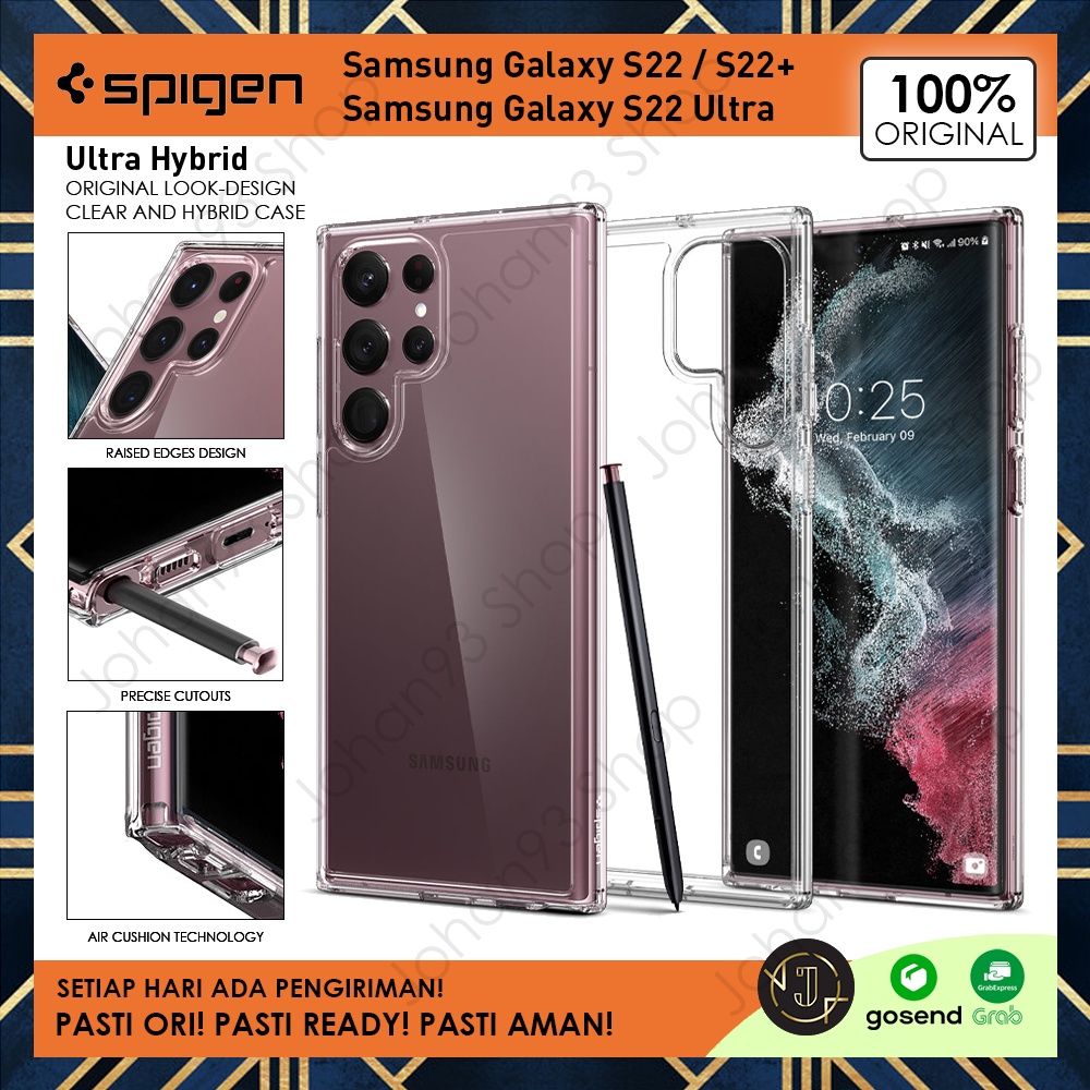 Case Samsung Galaxy S22 / Ultra / Plus SPIGEN Ultra Hybrid Clear Casing