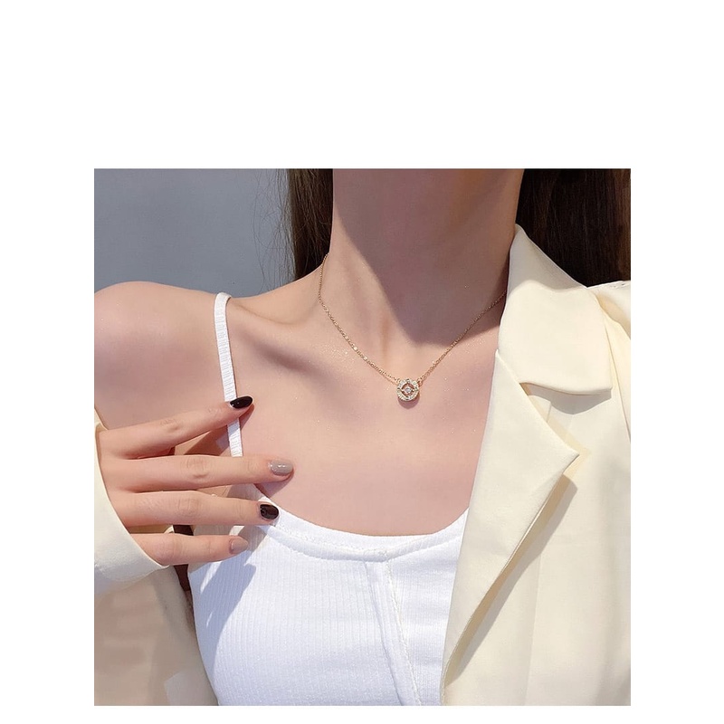 Kalung KL94 Stainless Steel / Titanium Made in Korea Premium Fashion Wanita Kalung unik Lucu Keren /Deluna/BS