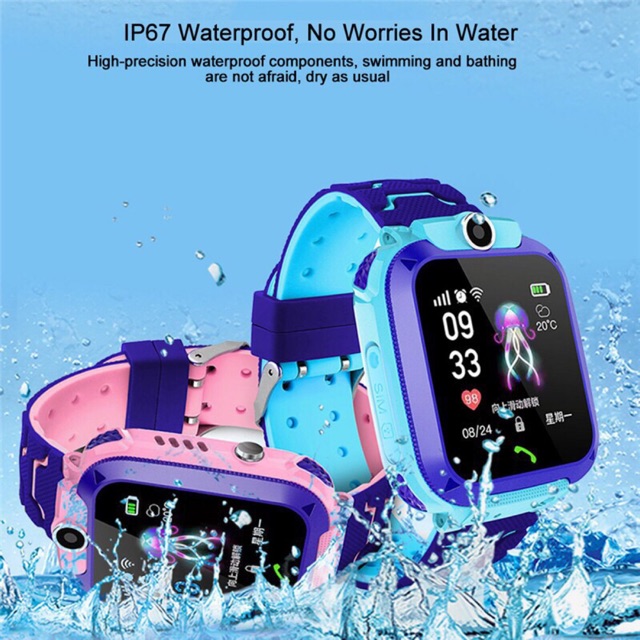 READY STOCK JAKARTA - Smartwatch Anak Q12 TAHAN AIR bisa Kamera, Game