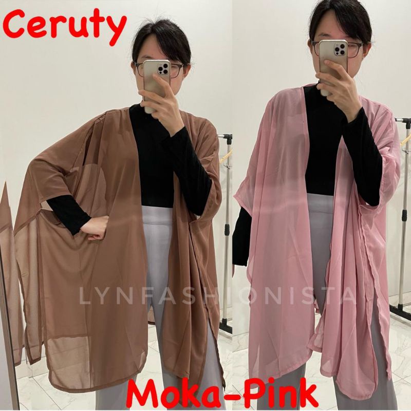 (MAX BB 100 KG)CARDIGAN JUMBO WANITA/OUTER BIG SIZE MURAH/OUTER KALONG/7755