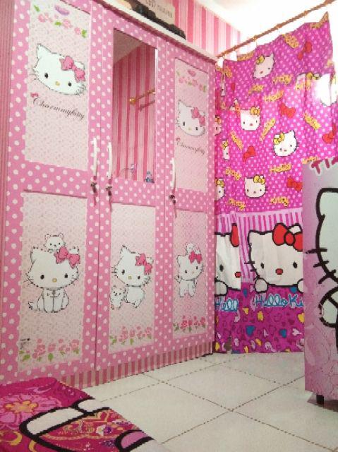 Lemari Pakaian Anak 2 Pintu Karakter Charmy Kitty Wdm 1322 Ckt