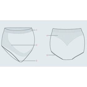 Carriwell Seamless Light Support Panties White S M L XL