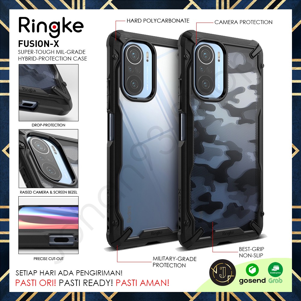 RINGKE Case Xiaomi Poco F3 / K40 / Pro / Pro+ Hybrid Case FUSION-X