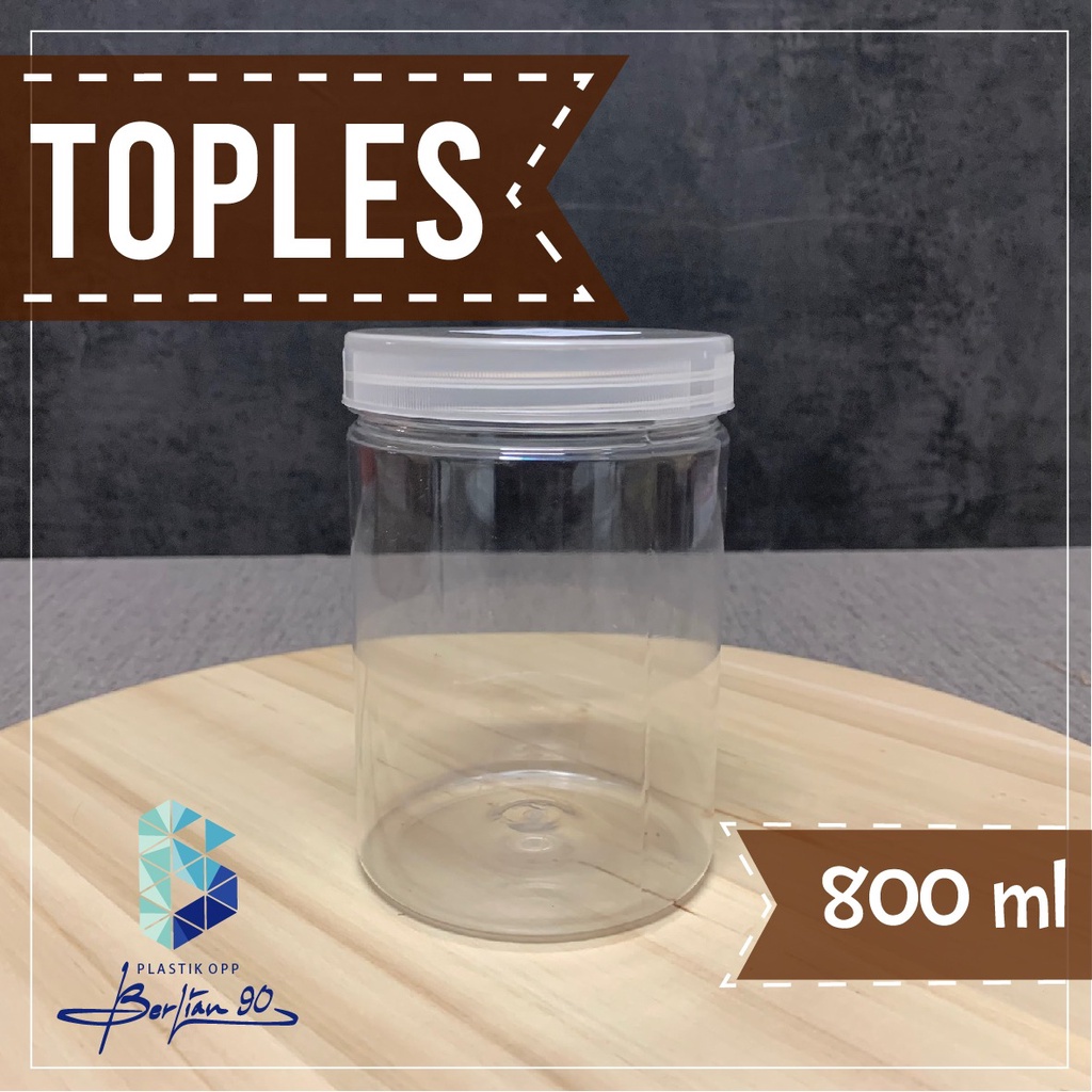 Jual Toples Tabung Silinder 800 Ml Toples Kue Plastik Toples Cylinder Toples 800ml Toples Tabung 9229