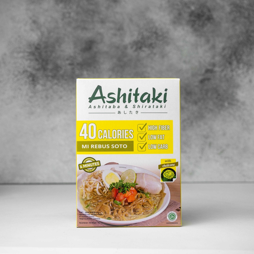 

ASHITAKI Mi Rebus Soto Box 69.5gr & Mi Goreng Original Box 75gr