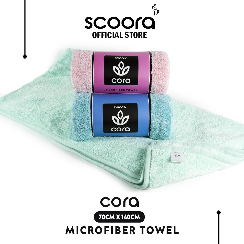 SCOORA Cora Handuk Microfiber 70 X 140 - Tosca