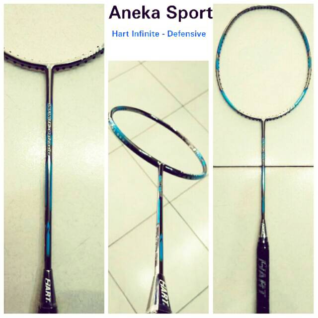 Raket Badminton Hart Infinite Deffensive 81 Chrome blue (82gram) ( Oversize)