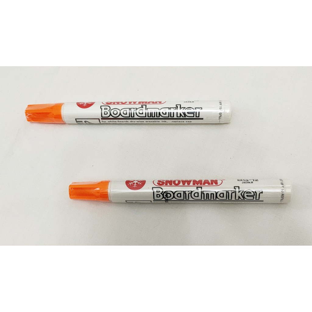 

SPIDOL SNOWMAN WHITE BOARD MARKER BG - 12 WARNA ORANGE
