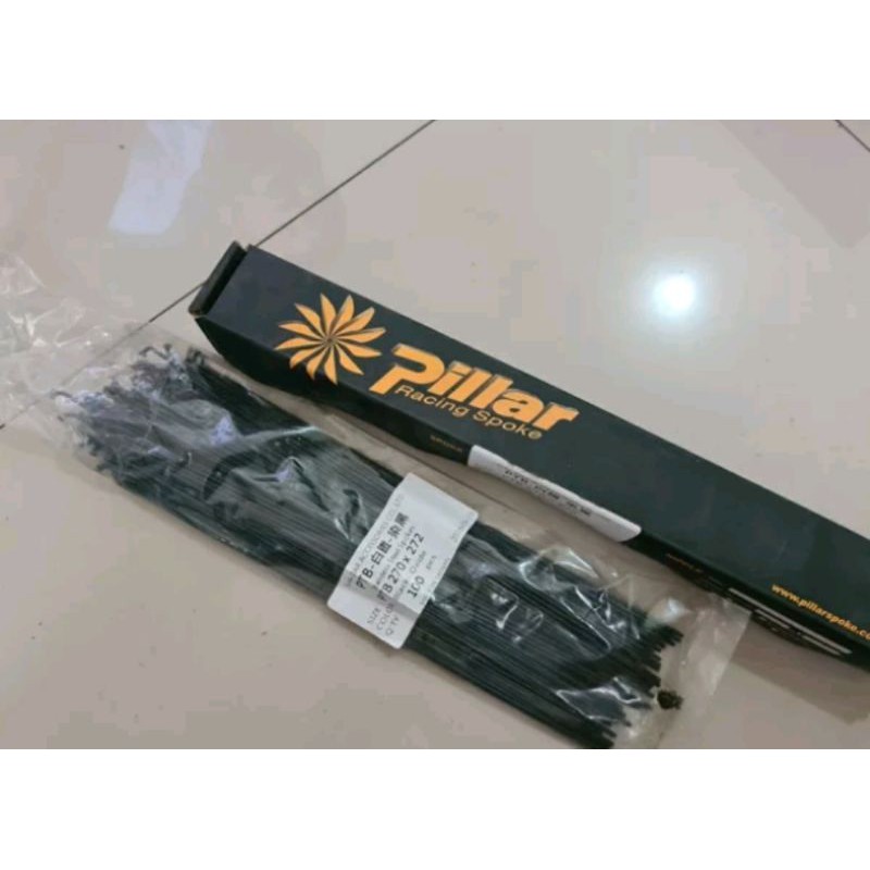 premium. jari jari Pillar racing spoke 270 x 272 mm 27.5 inc. ruji jeruji stainless steel spoke