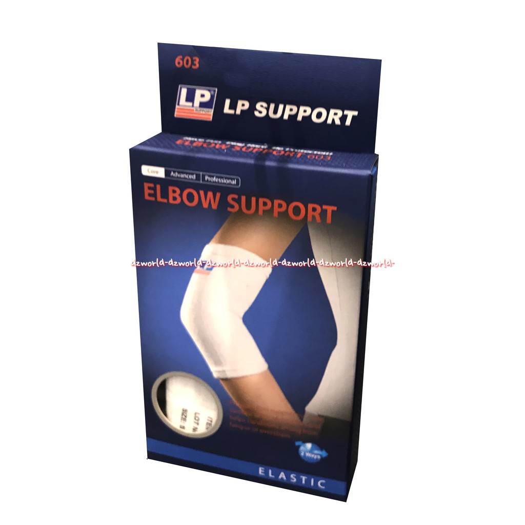 LP Elbow Support 603 Alat Pelindung Siku Tangan Putih