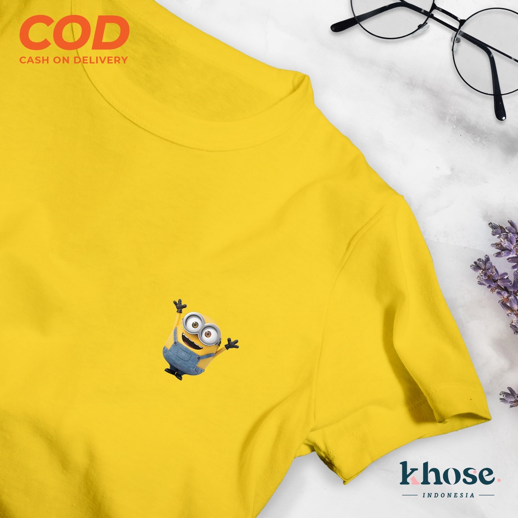 KHOSE Kaos Unisex Dewasa Couple MINION EDITION Size S-XXL