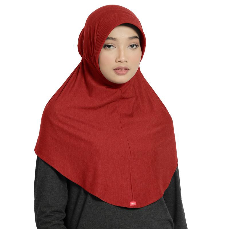 Dauky kerudung serut jilbab polos Hijab instan bergo rara dauky best seller bahan kaos terbaru
