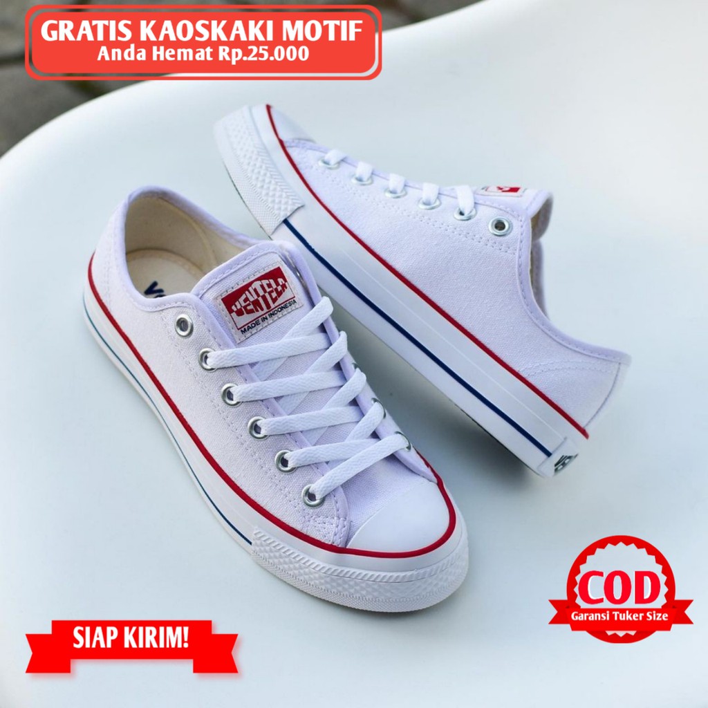 Sepatu Ventela Putih Ethnic Low Original 100%