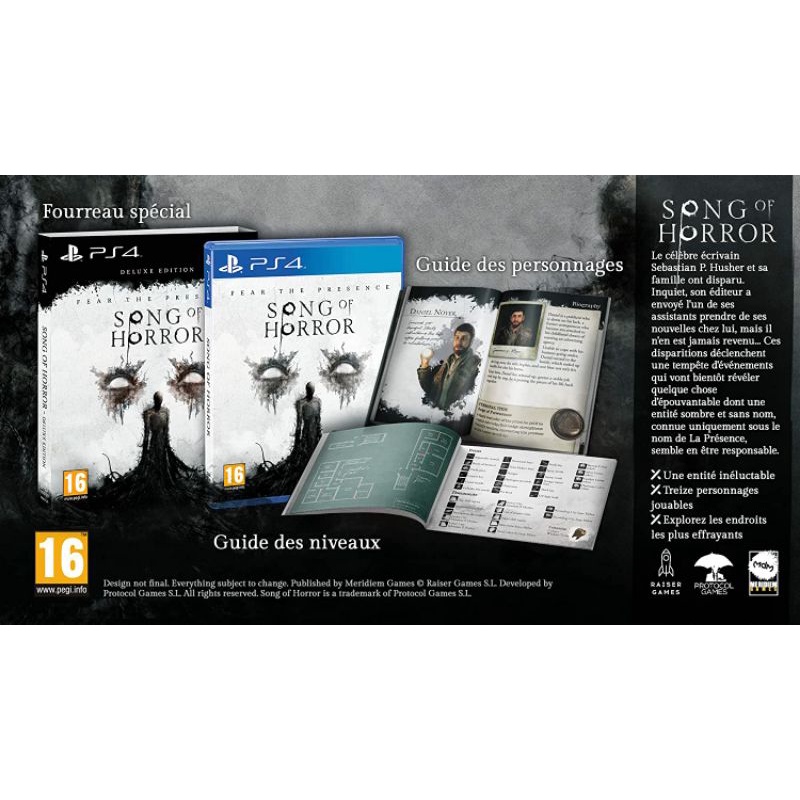 Ps4 Song of Horror Deluxe Edition - Eng / R2