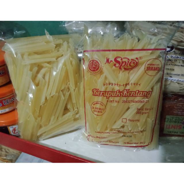 

@200gr krupuk kentang panjang