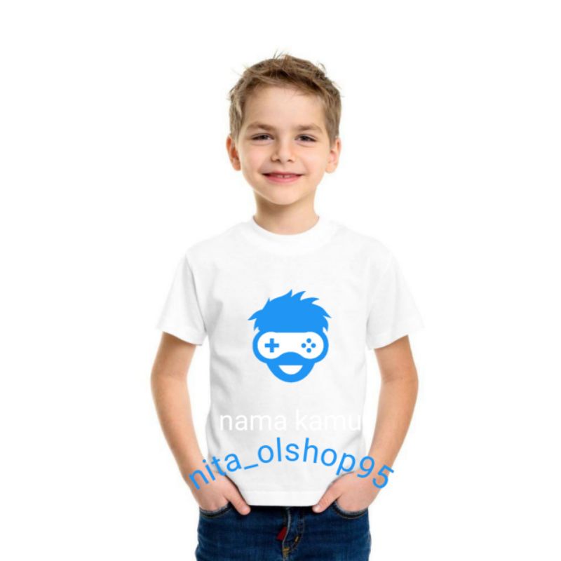 baju anak gemer kaos anak gaming pro player