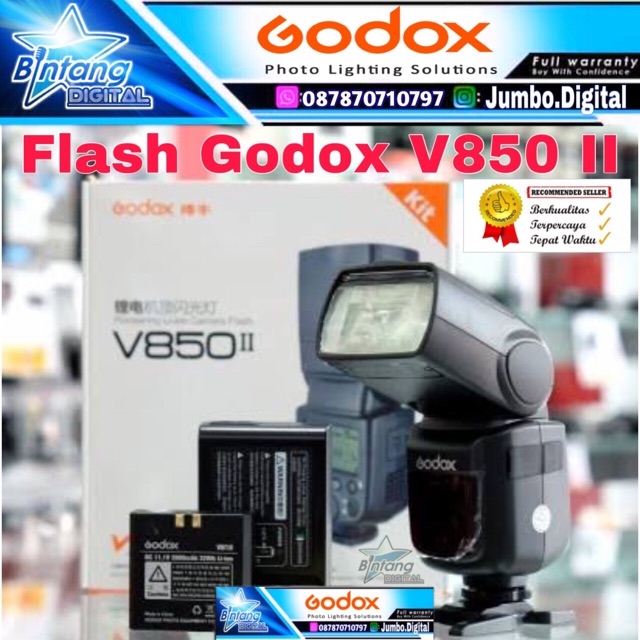 Flash Godox V850 II Universal Speedlight - Godox V850 II