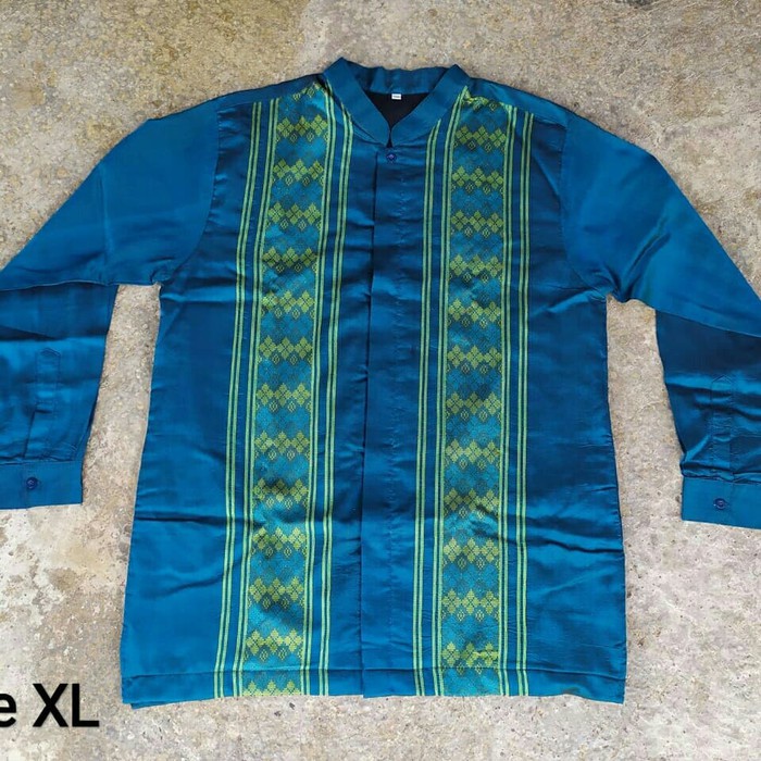 kemeja batik koko muslim ethnic kain tenun jepara songket baron 1D