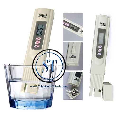 TDS-3 Meter Digital TDS Alat Ukur Kualitas Kesadahan Air Water Aquarium Quality TDS 3 Test Pen Filter Air Minum