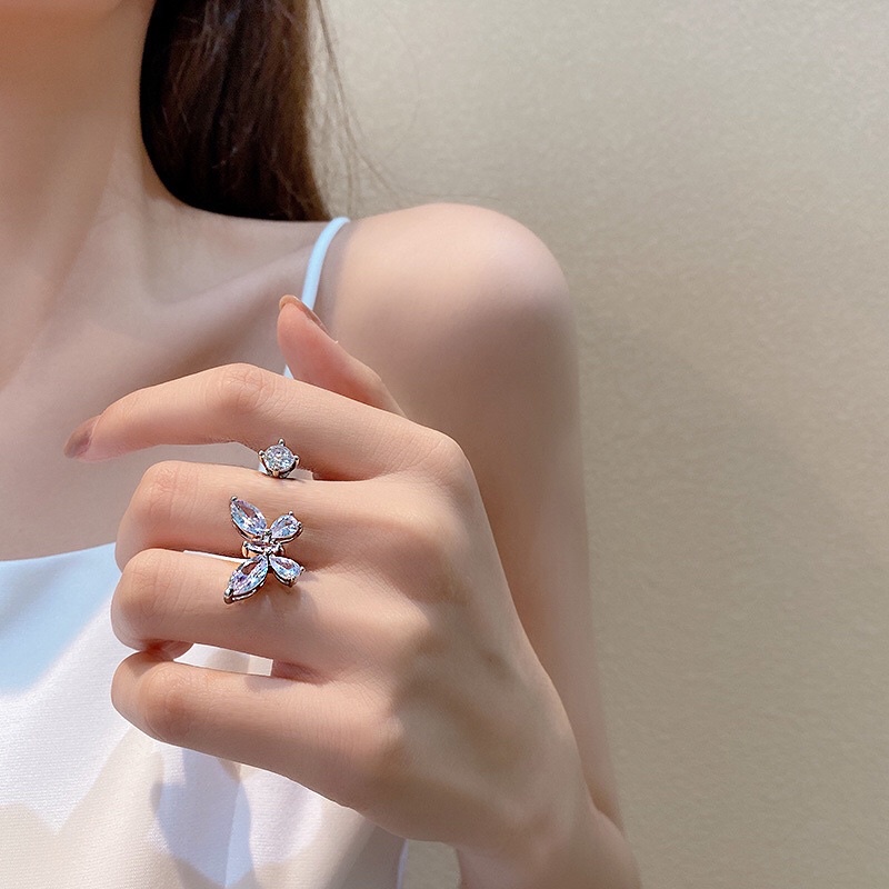 Cincin Adjustable Free Size S925 Korea Fashion Style Trending