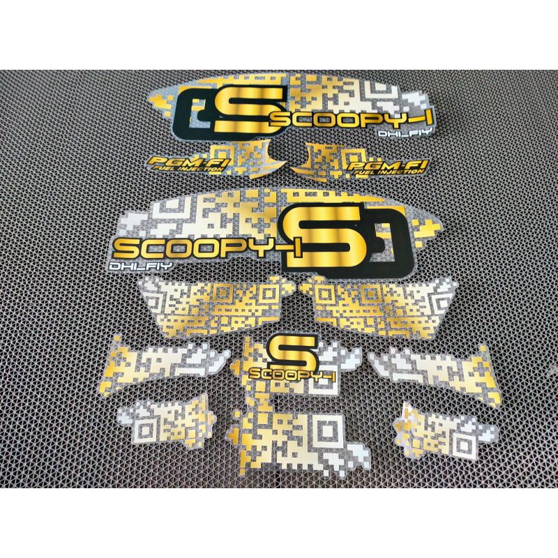 STRIPING SCOOPY 2021 PRESTIGE TRANSPARAN BARCODE