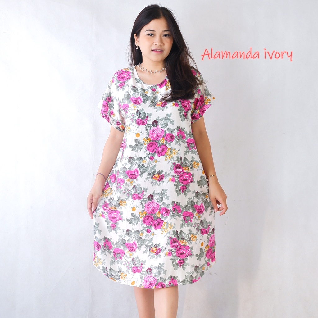 Daster Bali Dress Bali-DST ALAMANDA IVORY