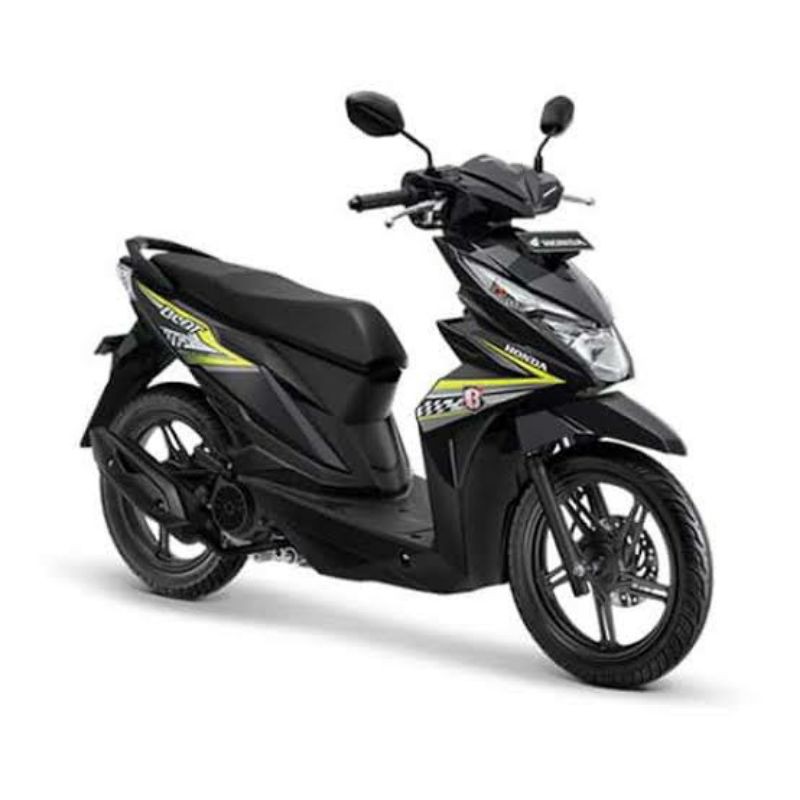 Striping Motor Honda Beat New Hitam Hijau Sticker Motor Honda Beat New 2017/2019