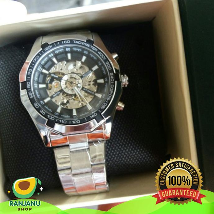RECOMENDED JAM TANGAN PRIA MEKANIK AUTOMATIC WINNER WATCH