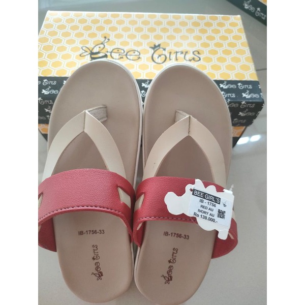 promo sandal wanita merk bee girls