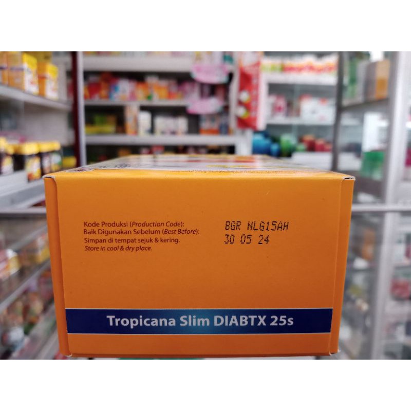 TROPICANA SLIM SWEETENER DIABTX @25 SACHET ED 03/2026