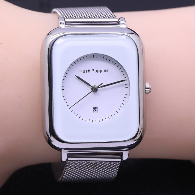 jam tangan wanita hush puppies rantai magnet tanggal aktif terbaru l1231