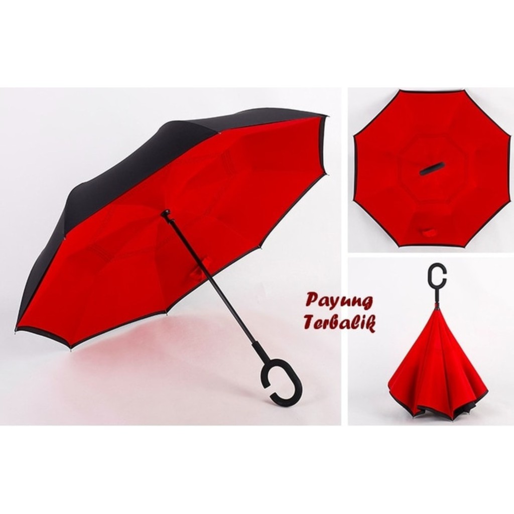 Payung Terbalik + Sarung Kazbrella Reverse Umbrella Gagang C M511