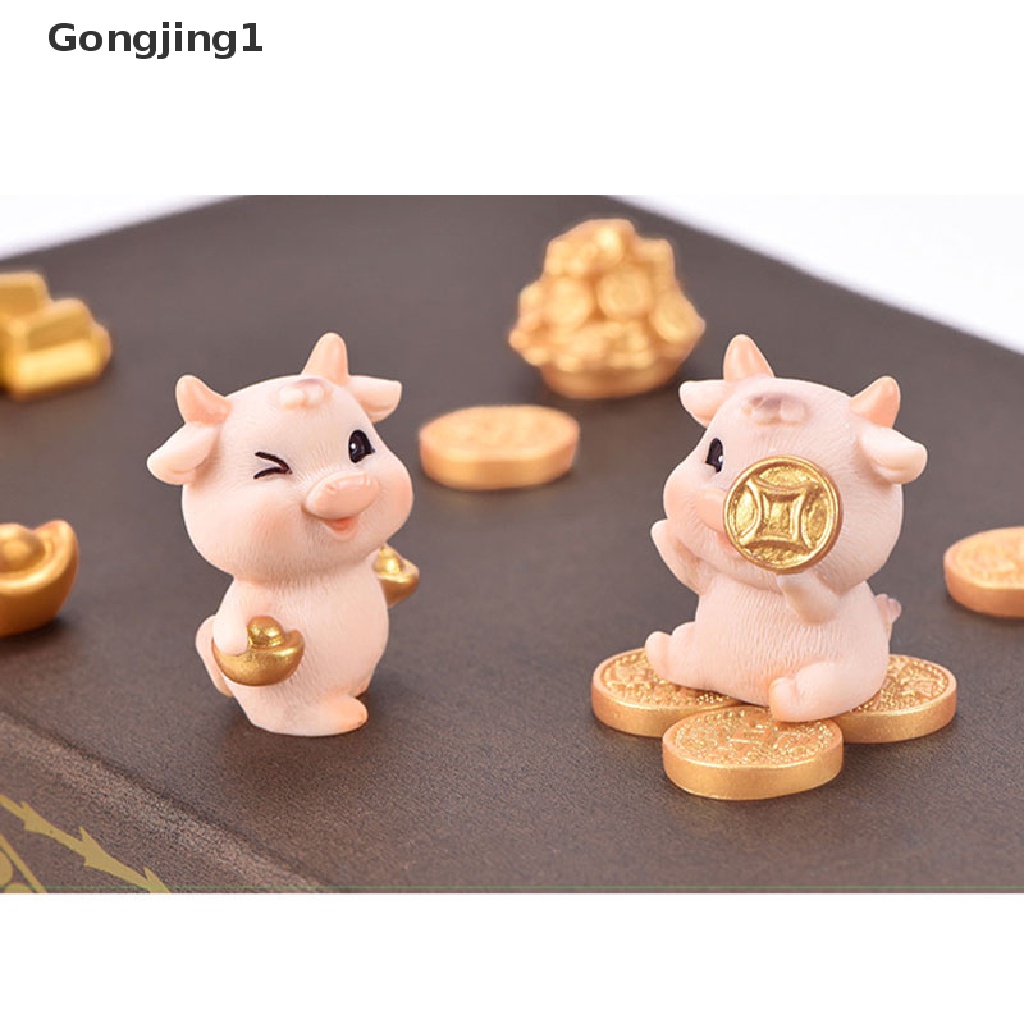 Gongjing1 Miniatur Hewan Daging Bonsai Bahan Resin Untuk Dekorasi Taman Minifairy Garden DIY