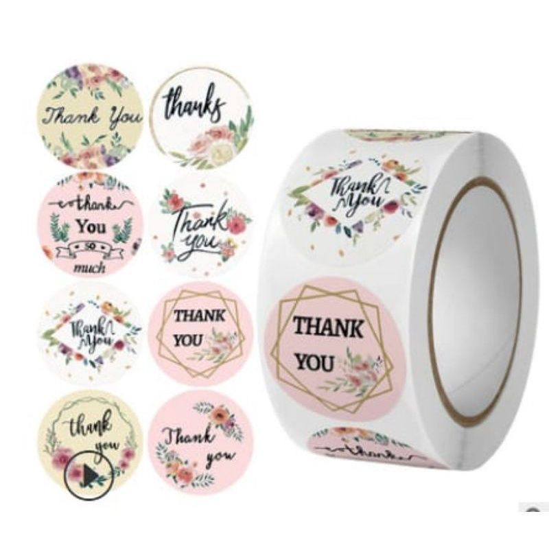

stiker/ stiker label/ stiker thank you / sticker thank you