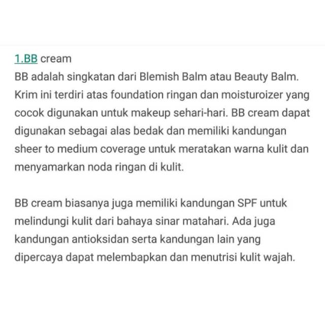 Perbedaan Cc Dd Cream Shopee Indonesia