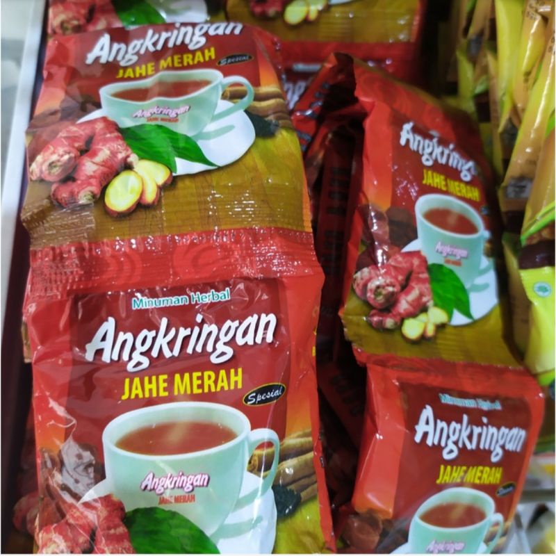 

jahe merah angkringan minuman instan herbal sehat isi 12 sachet