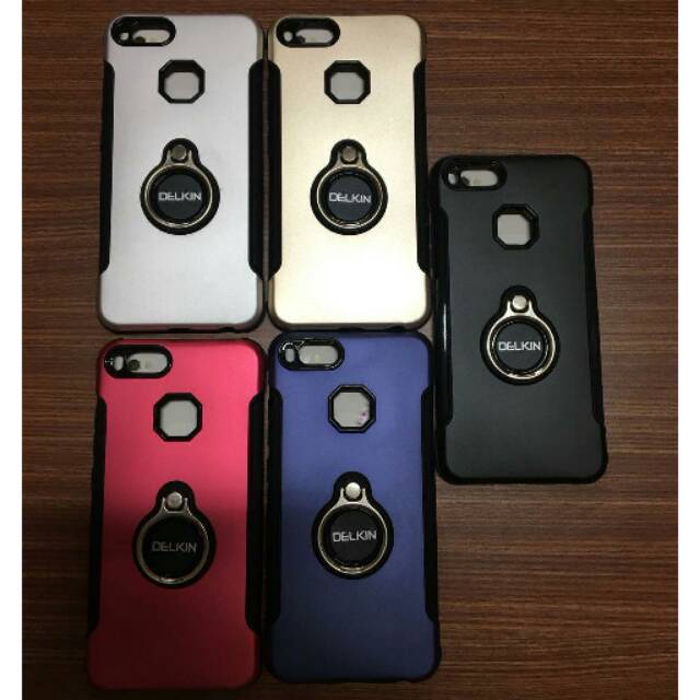 Case Delkin 3in1 + Ring Hardcase Carbon Type Samsung J2 Pro,J3 Pro,J5 Pro,J7 Pro,J5 Prime,J7 Prime