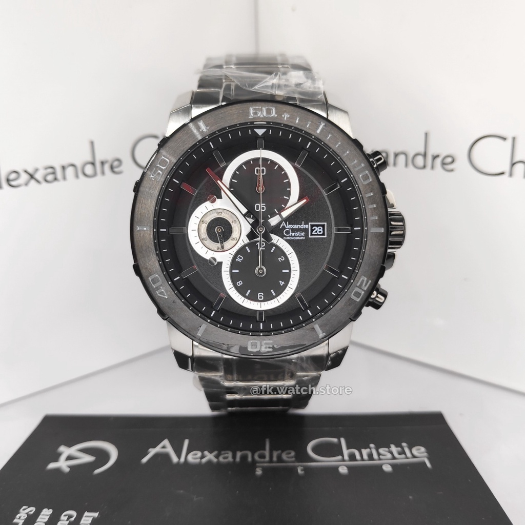 Alexandre Christie AC 6473 MC BTBBA / AC6473MC Original Jam Tangan Pria Analog