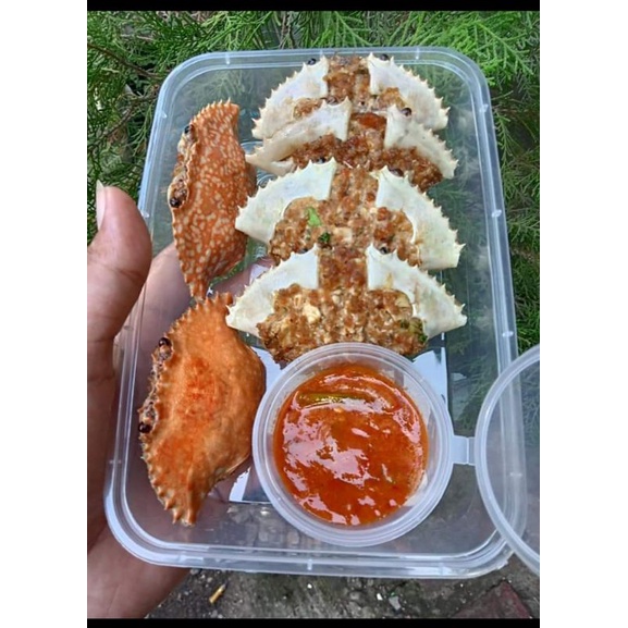 Ketam Isi Telur Rajungan + Saos Padang