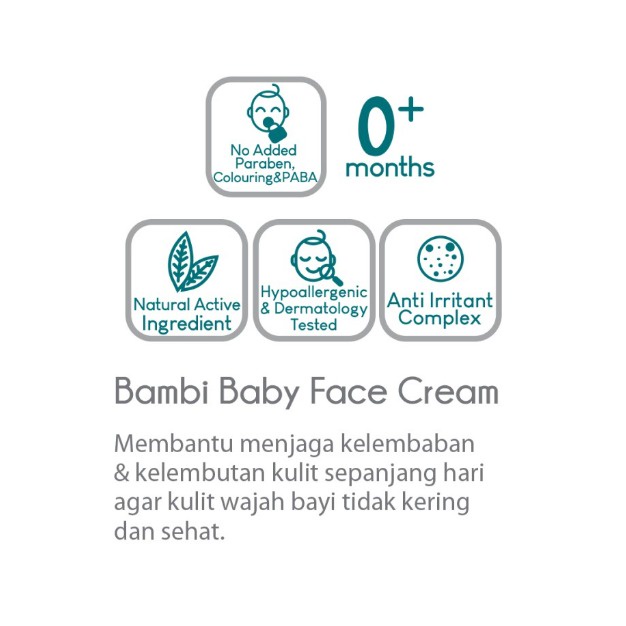 Bambi Baby Face Cream 50ml