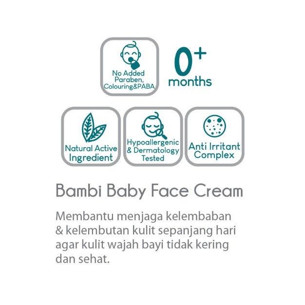 Bambi Baby Face Cream 50ml