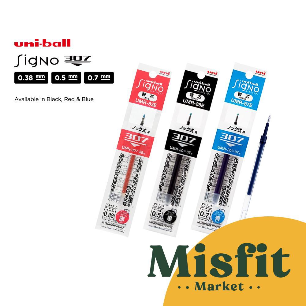 

Uniball UMR-83E 85E 87E REFILL for Signo 307 Gel Pen 0.38 0.5 0.7 mm Uni Ball