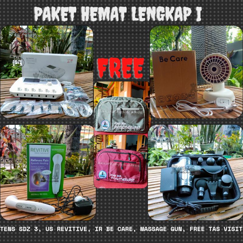 PAKET LENGKAP HOMECARE FISIOTERAPI/ ALAT VISIT FISIOTERAPI