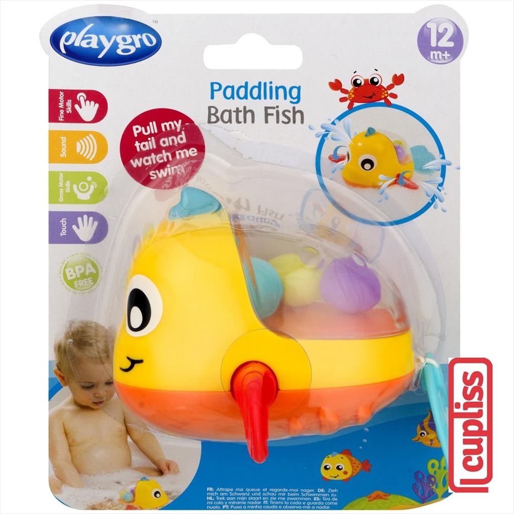 Playgro 120745 Paddling Bath Fish Mainan Bayi