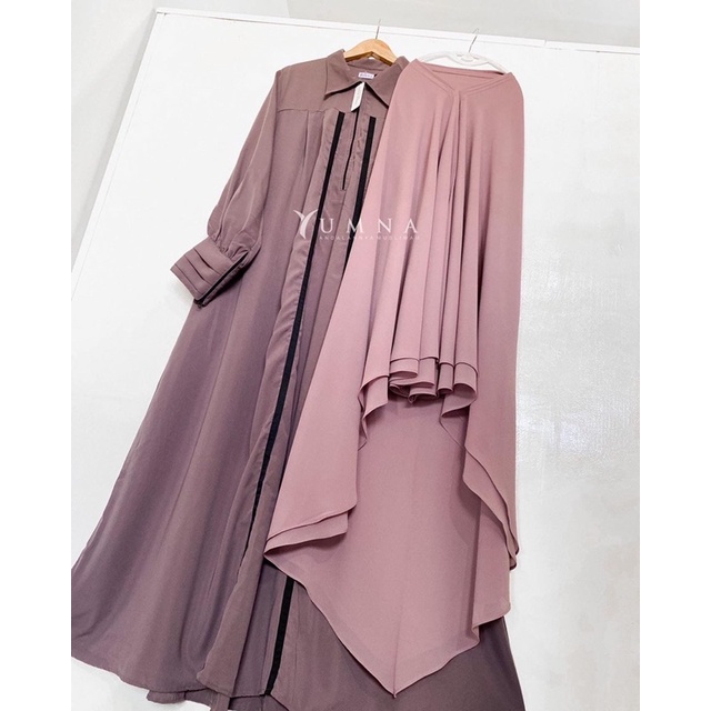 [YUMNA] AMEERAA series gamis lebaran hari raya eid series SIMPEL elegan set syari