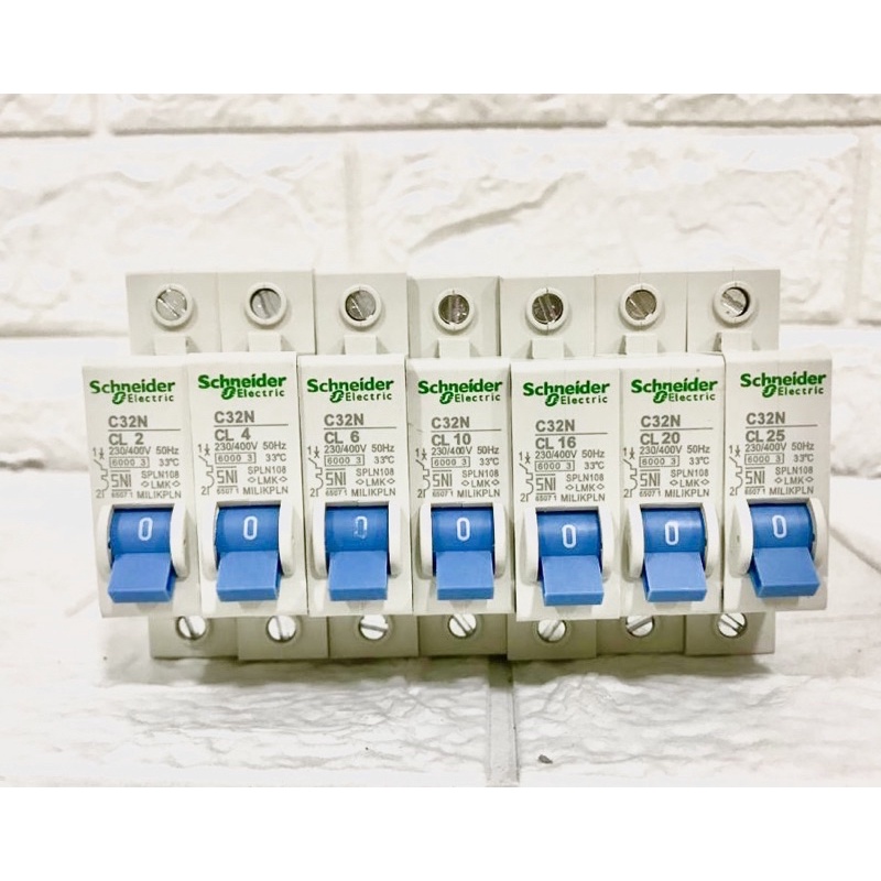 MCB SCHNEIDER 2Amper 4Amper 6Amper 10Amper 16Amper 25Amper